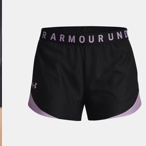 Under Armour Women's Play up 3.0 Shorts, XXL, Black/Octane